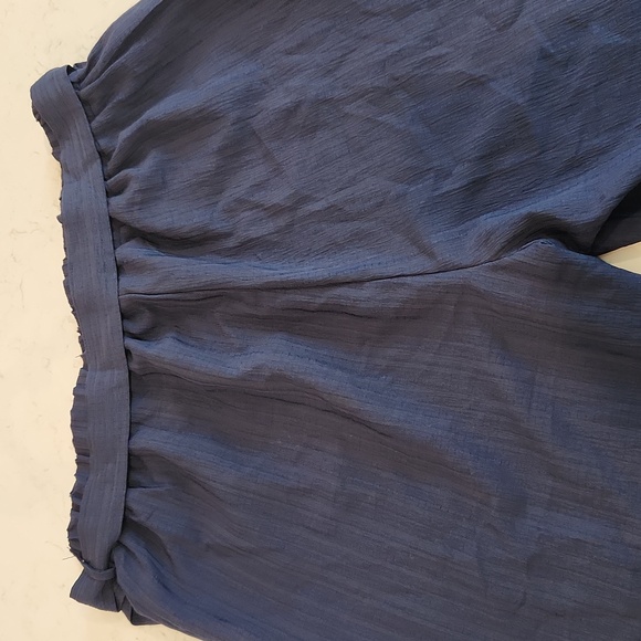 0XL Navy Wide Leg Pants - Picture 4 of 4